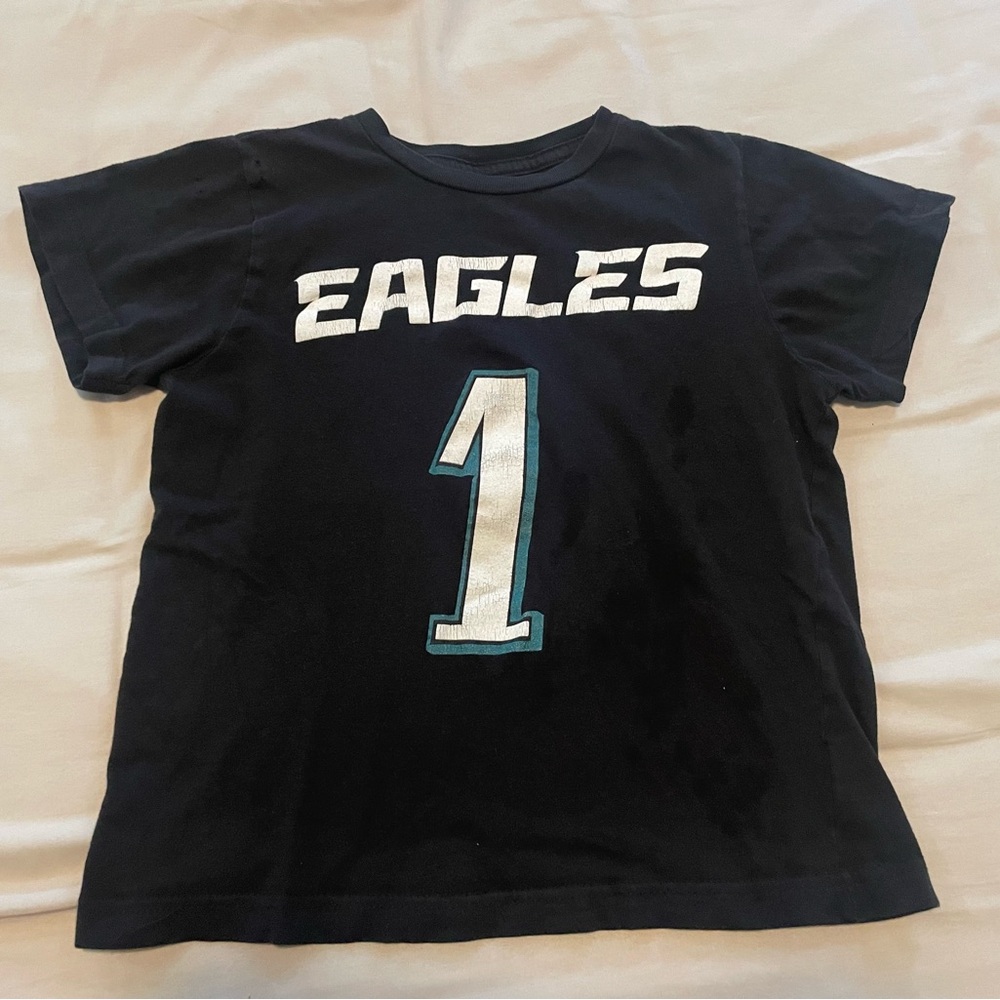 Philly Sports Set (4) Kids T-Shirts Size 7 Phillies Eagles Sixers Nike - Picture 8 of 9